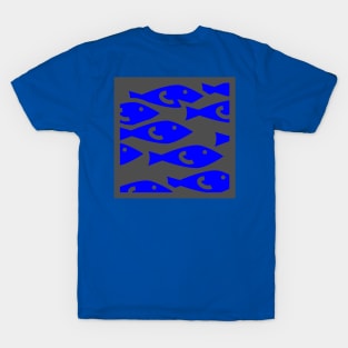 fish fiso blue T-Shirt